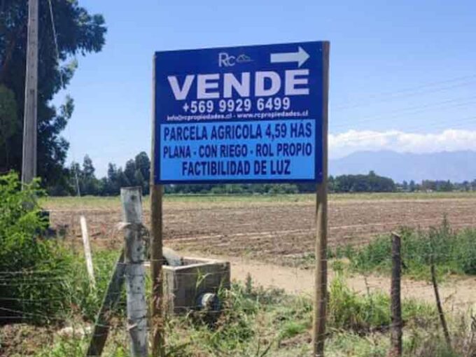 Venta Parcela 4,59 hectáreas, Águila Norte.